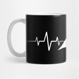 Quail Doctor Quail Vet Quail Heatbeat Mug